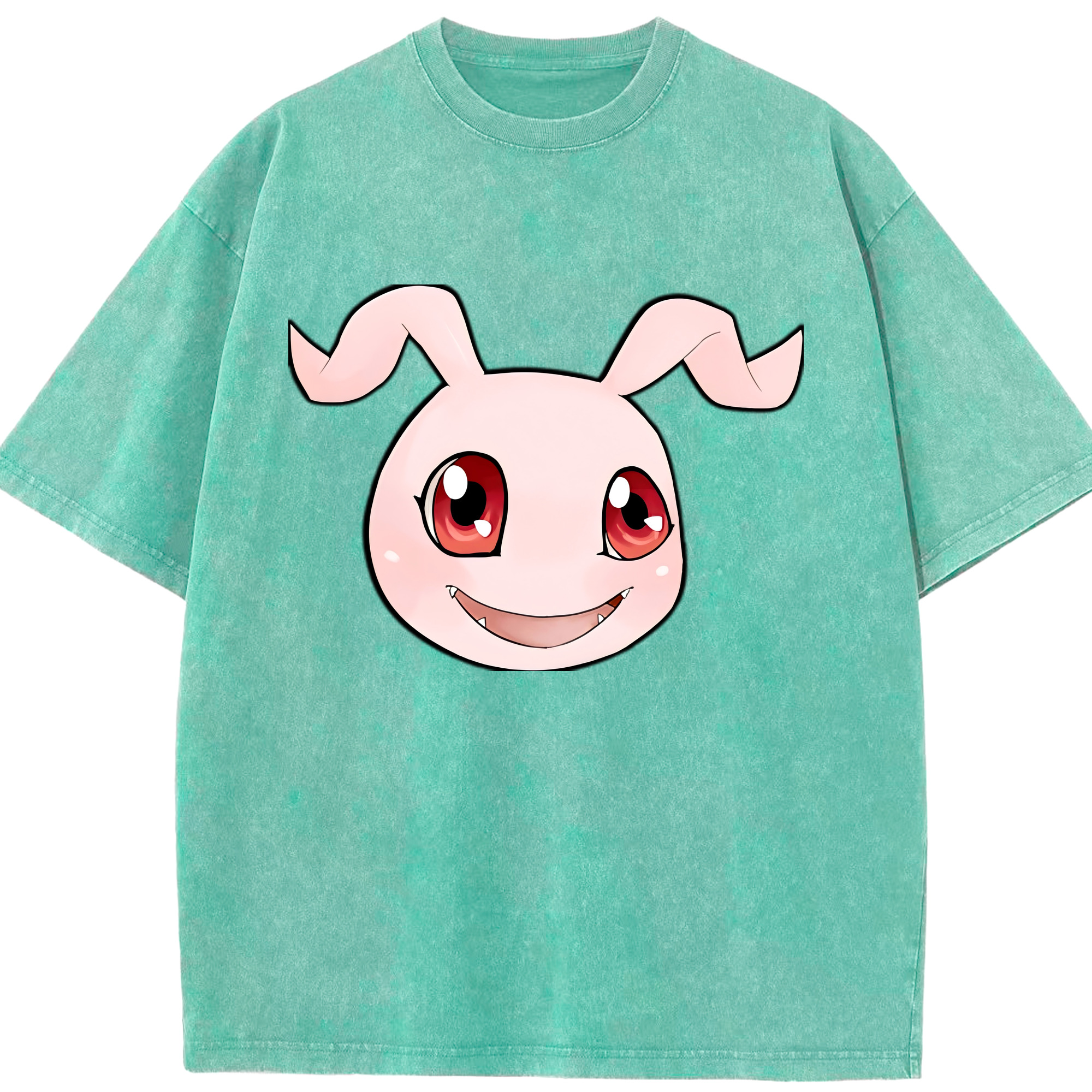 （画像用） Digimon デジタルモンスター/デジモン 綿100% ヴィンテージ風 半袖Tシャツ（フロントプリント）